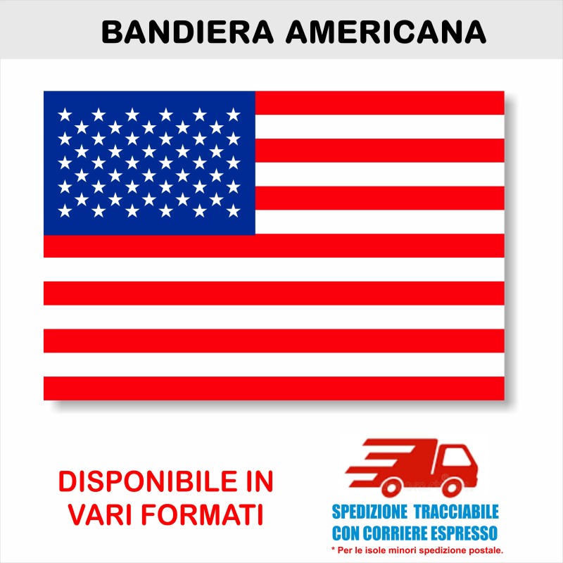 adesivo in vinile bandiera USA consumata