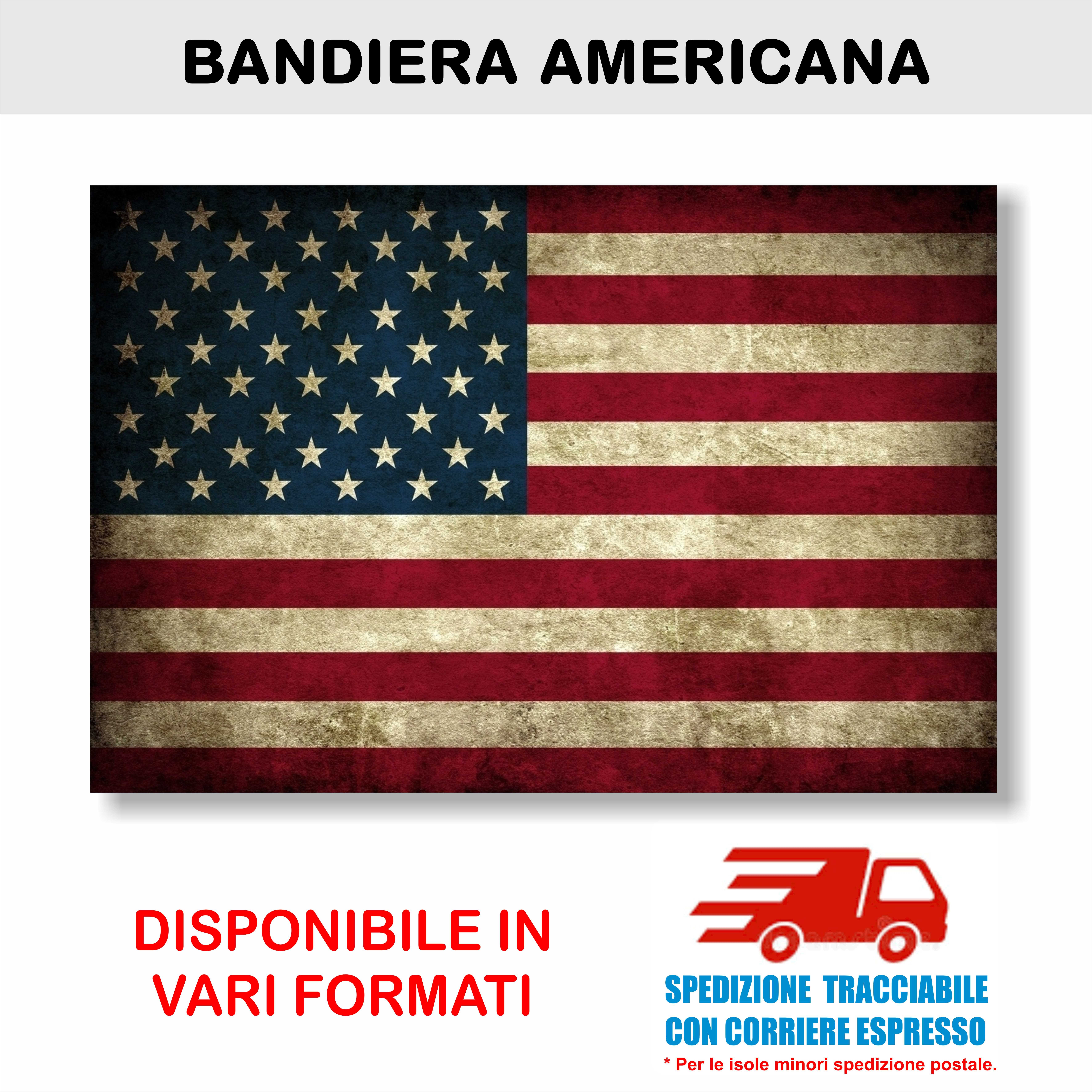 Adesivo Bandiera Americana adesivi bandiere America cod.8 - Stickers Line