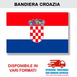 Adesivo Bandiera Croata adesivi bandiere Croazia