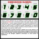 Adesivo numero gara M. 10 numeri Moto Gp CIV SBK Go Kart Scooter Quad Auto