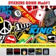 Pellicola stickers bomb Car Wrapping auto moto termoformabile marca Mactac ® M1