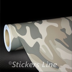 Pellicola mimetica DESERTO adesivo wrapping mimetico esercito camouflage camo