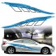 Adesivi decalcomanie per auto tuning mod. ONDA 1
