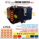 4 Adesivi Catarifrangenti Top Case 58 LT Frenk Castle BMW GUZZI KTM  DUCATI M5