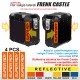 4 Adesivi Catarifrangenti Valigie laterali Frenk Castle compatibili con moto KTM M6