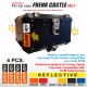4 Adesivi Catarifrangenti per Top Case 58 LT Frenk Castle compatibili con moto KTM R1290 M7