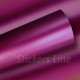 Pellicola adesiva rosso bordeaux cromo satinato wrapping metallizzato auto moto