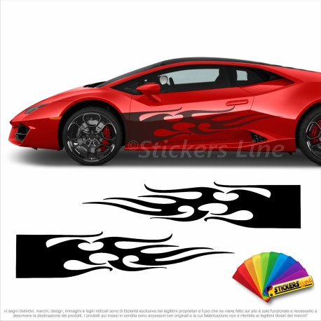 Fiamme adesive Adesivi fiamme auto tuning Fiamma 1 FIANCATE car stickers decals