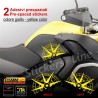 Adesivi per fiancate serbatoio BMW R 1200 GS Adventure fino al 2012 GIALLO