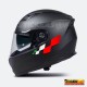 kit di adesivi per auto moto scooter casco tricolore italia bandiera italiana