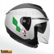 kit di adesivi per auto moto scooter casco tricolore italia bandiera italiana