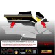 Adesivo protezione CARDANO per BMW R1250 GS 2013/24 Style Quarantesimo 40° M.5