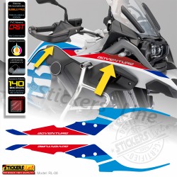 Adesivi becco serbatoio per BMW R1200 R1250 gs adv Stile RALLYE parafango RL-08