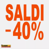 Adesivo SALDI vetrina negozio vetrine negozi adesivi saldi scritte sconti - 40%