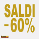 Adesivo SALDI vetrina negozio vetrine negozi adesivi saldi scritte sconti - 60%