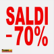 Adesivo SALDI vetrina negozio vetrine negozi adesivi saldi scritte sconti - 70%