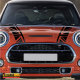 Strisce adesive per cofano Mini Cooper fasce Bandiera Inglese Union Jack