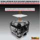 Kit adesivi valigie + top case compatibili BMW R1200 - R1250 GS mod. Gray Storm