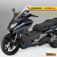 Kit di adesivi per carena scooter grafiche generiche per cupolino fianchetti ecc
