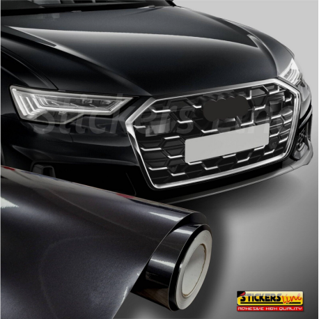 Pellicola adesiva GRIGIO SCURO Metallizzato Lucido wrapping auto moto