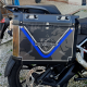 Adesivi per valigie Expedition Triumph Tiger 800 850 900 1200 blue-black