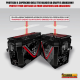 Adesivi per valigie Expedition Triumph Tiger 800 850 900 1200 dark red-black