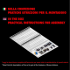 Adesivi per valigie Expedition Triumph Tiger 800 850 900 1200 dark red-black