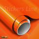 Pellicola adesiva Arancio metallizzato lucido orange car wrapping wrap auto moto