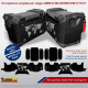 Kit adesivi per valigie BMW R1300 GS Triple Black Adv bags stickers 2024 M.1