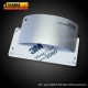 Pellicola adesiva 3M alluminio chiaro satinato serie 2080 cod. S120 adesivo cast film satin aluminium car wrapping auto moto