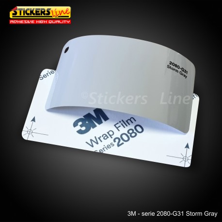 Pellicola adesiva 3M Storm Gray serie 2080 cod. G31 adesivo cast film  car wrapping auto moto