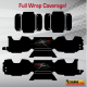 Kit adesivi compatibili per valigie BMW R1300 GS Adventure bags stickers 2024 V1
