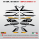 Kit di adesivi compatibili per carena moto Benelli TRK 502 X - 502X - M.3
