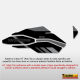 Adesivo compatibile protezione CARDANO per BMW R1300 GS ADV Triple Black Mod. 2