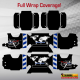 Kit adesivi compatibili per valigie BMW R1300 GS Adventure bags stickers 2024 V3