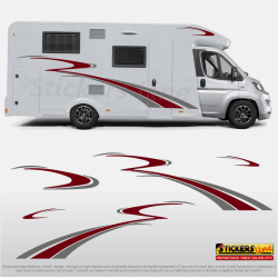 Adesivi per camper Carthago Mobilvetta Mc Louis Arca Elnagh ecc Mod: California
