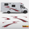 Adesivi per camper Carthago Mobilvetta Mc Louis Arca Elnagh ecc Mod: California