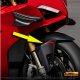 2 adesivi per parafango anteriore Ducati Panigale V4 V2 S 2020-24 Streetfighter