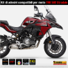 Kit di adesivi compatibili per carena moto Benelli TRK 502 STRADALE - M.8
