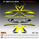 Kit di adesivi compatibili per carena moto Benelli TRK 502 STRADALE M.9 CARBON
