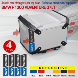4 Adesivi catarifrangenti per top case BMW R1300 GS Adventure R 1300 adv M.1