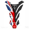 Paraserbatoio resinato per moto Triumph speed street triple adesivo in 3D T#5