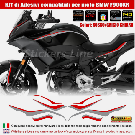 Kit Adesivi compatibili per BMW F 900 XR Cupolino Serbatoio Fianchi Parafango M4