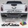 Adesivo off road + montagne per lato posteriore fuoristrada 4x4 Pick-up