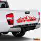 Adesivo off road + montagne per lato posteriore fuoristrada 4x4 Pick-up