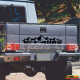 Adesivo off road + montagne per lato posteriore fuoristrada 4x4 Pick-up