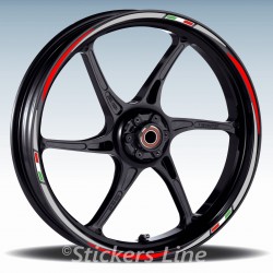 Adesivi ruote moto strisce cerchi per Aprilia MANA mod. Racing 3 stickers wheel