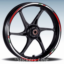 Adesivi ruote moto strisce cerchi per APRILIA SRV 850 (Racing 3) - SRV850 wheel