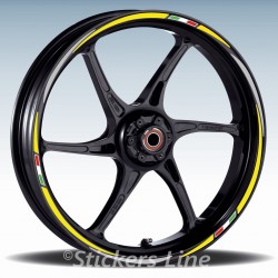Adesivi ruote moto strisce cerchi per Aprilia TUONO V4R Racing 3 stickers wheel