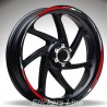 Adesivi ruote moto strisce cerchi per BENELLI TNT R160 Racing 4 stickers wheel